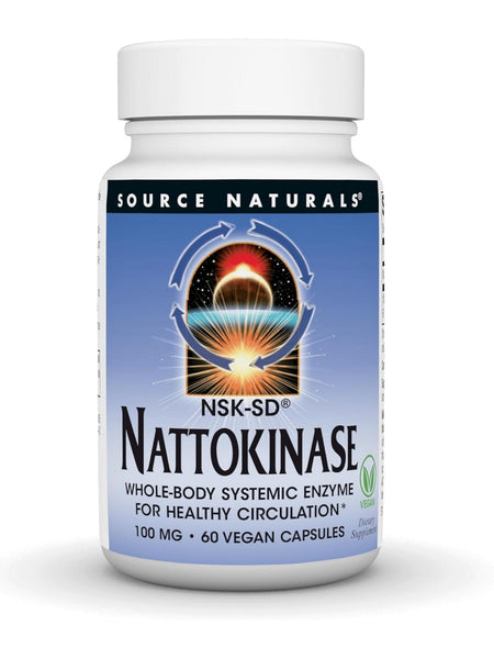 Source Naturals, Nattokinase, 100mg, 60 ct