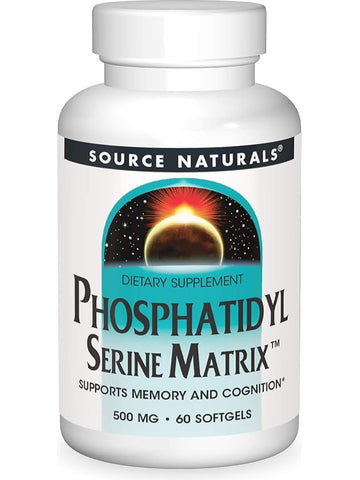 Source Naturals, Phosphatidyl Serine Matrix, 500mg, 60 softgels