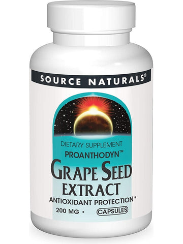 Source Naturals, Grape Seed Extract, Proanthodyn™ 200 mg, 30 capsules