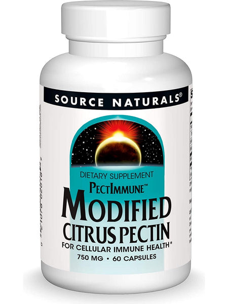 Source Naturals, Modified Citrus Pectin, PectImmune™ 750 mg, 60 capsules