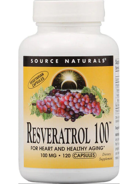 Source Naturals, Resveratrol 100™ 100 mg, 120 capsules