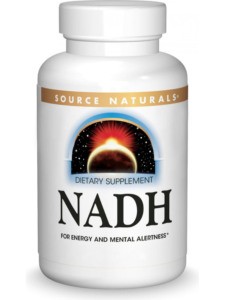 Source Naturals, NADH, 20mg Co-E1 Sublingual Blister Pack, 10 ct