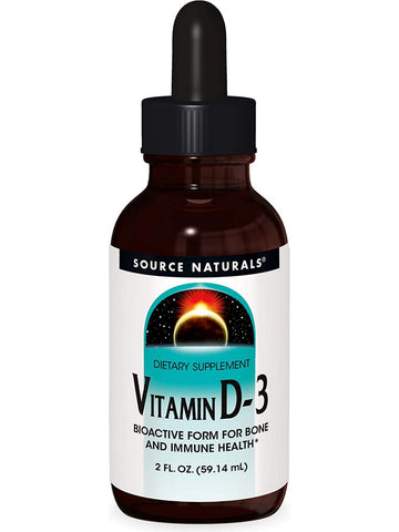 Source Naturals, Vitamin D-3, 2 fl oz