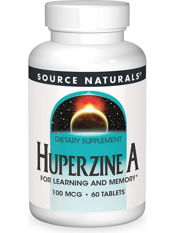 Source Naturals, Huperzine A 100 mcg, 60 tablets