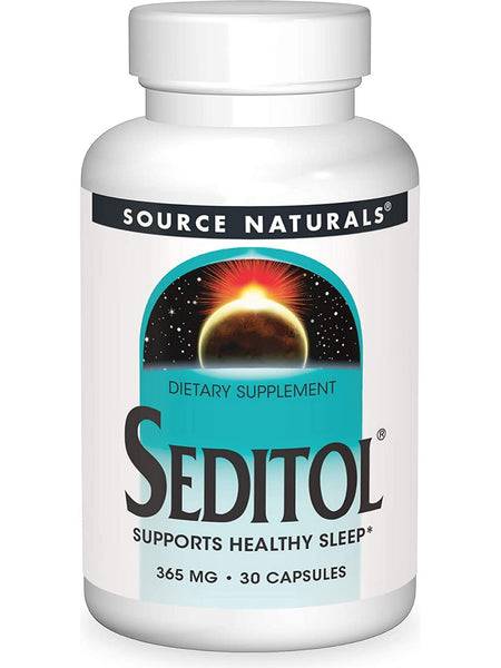 Source Naturals, Seditol 365 mg, 30 capsules