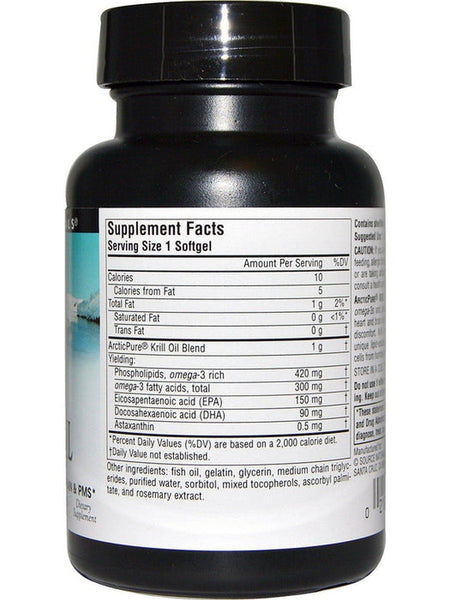 Source Naturals, Arctic Pure® Krill Oil 1000 mg, 60 softgels