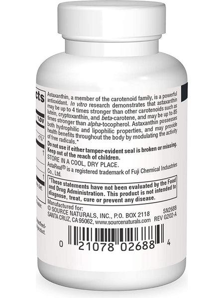 Source Naturals, Astaxanthin 12 mg, 30 softgels