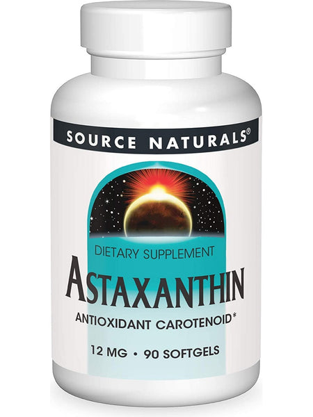 Source Naturals, Astaxanthin 12 mg, 90 softgels