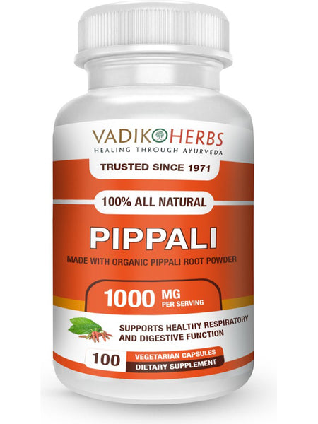 Pippali, 100 ct, Vadik Herbs