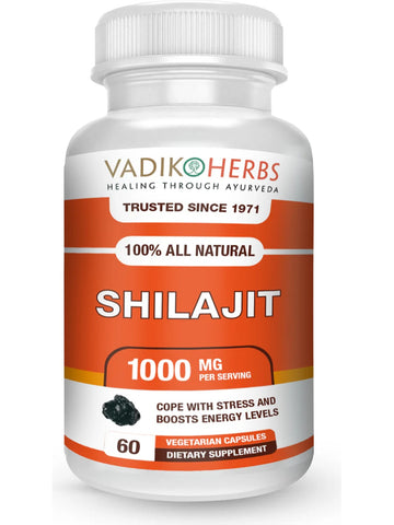 Vadik Herbs, Shilajit, 60 ct