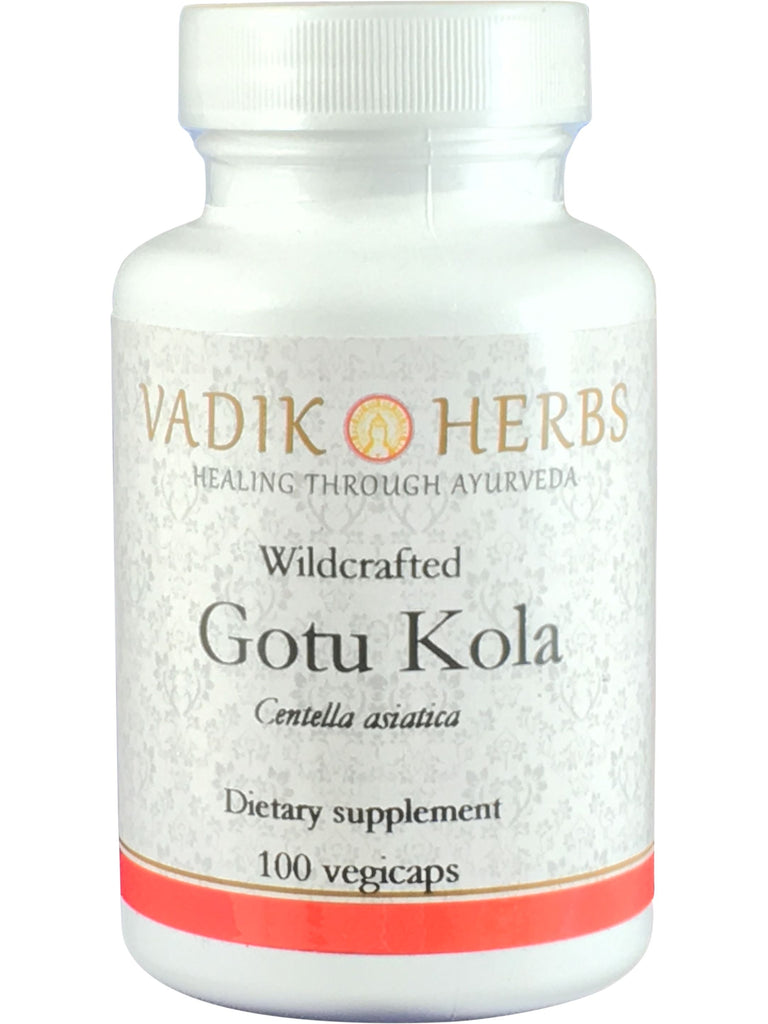 Vadik Herbs, Gotu Kola, 100 ct