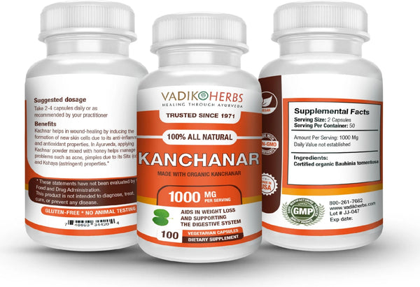 Vadik Herbs, Kanchanar, 100 ct