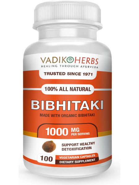 Vadik Herbs, Bibhitaki, 100 ct