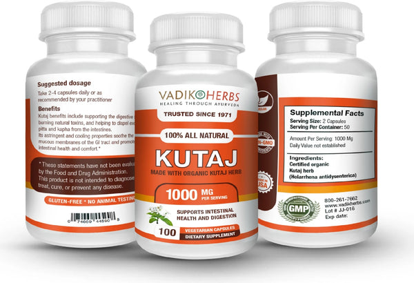 Vadik Herbs, Kutaj, 100 ct