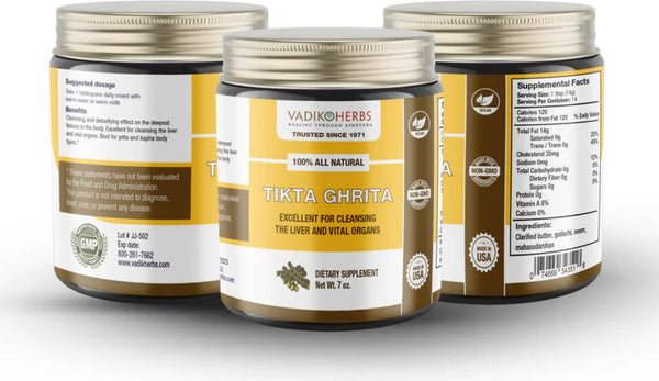 Vadik Herbs, Tikta Ghrita, 7 oz