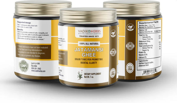 Vadik Herbs, Jatamansi Ghee, 7 oz