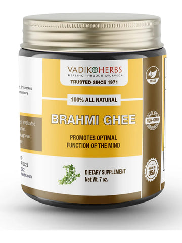 Vadik Herbs, Brahmi Ghee, 7 oz