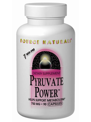 Source Naturals, Pyruvate Power, 750mg, 90 ct